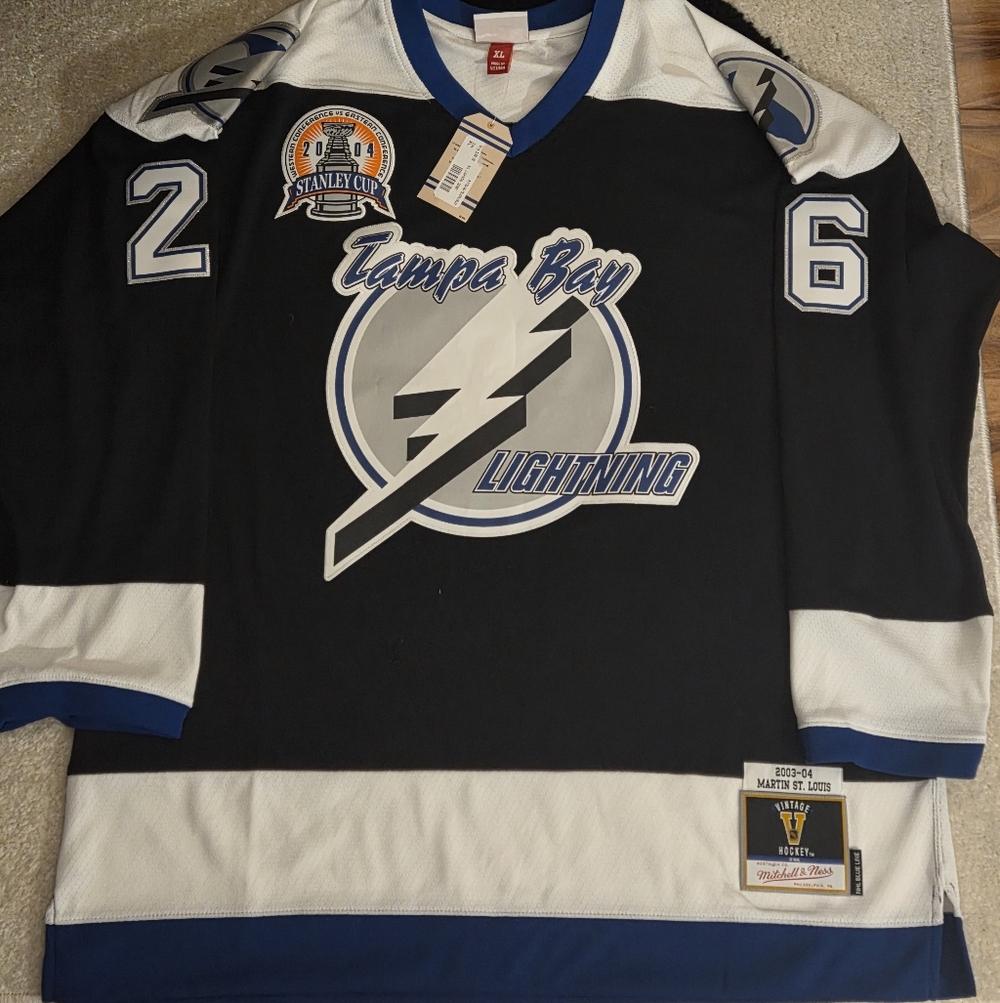 MITCHELL & NESS TAMPA BAY LIGHTNING MARTIN ST LOUIS REPLICA
